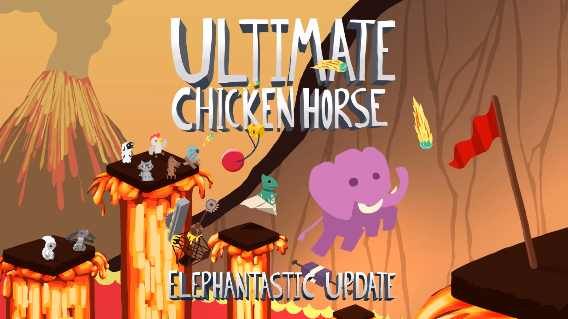 ¿Qué desafíos ofrece Ultimate Chicken Horse?
