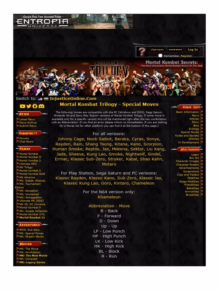 What's new in Mortal Kombat Trilogy?