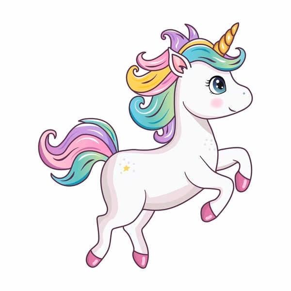 ¿Cómo dibujar un unicornio de estilo chibi?