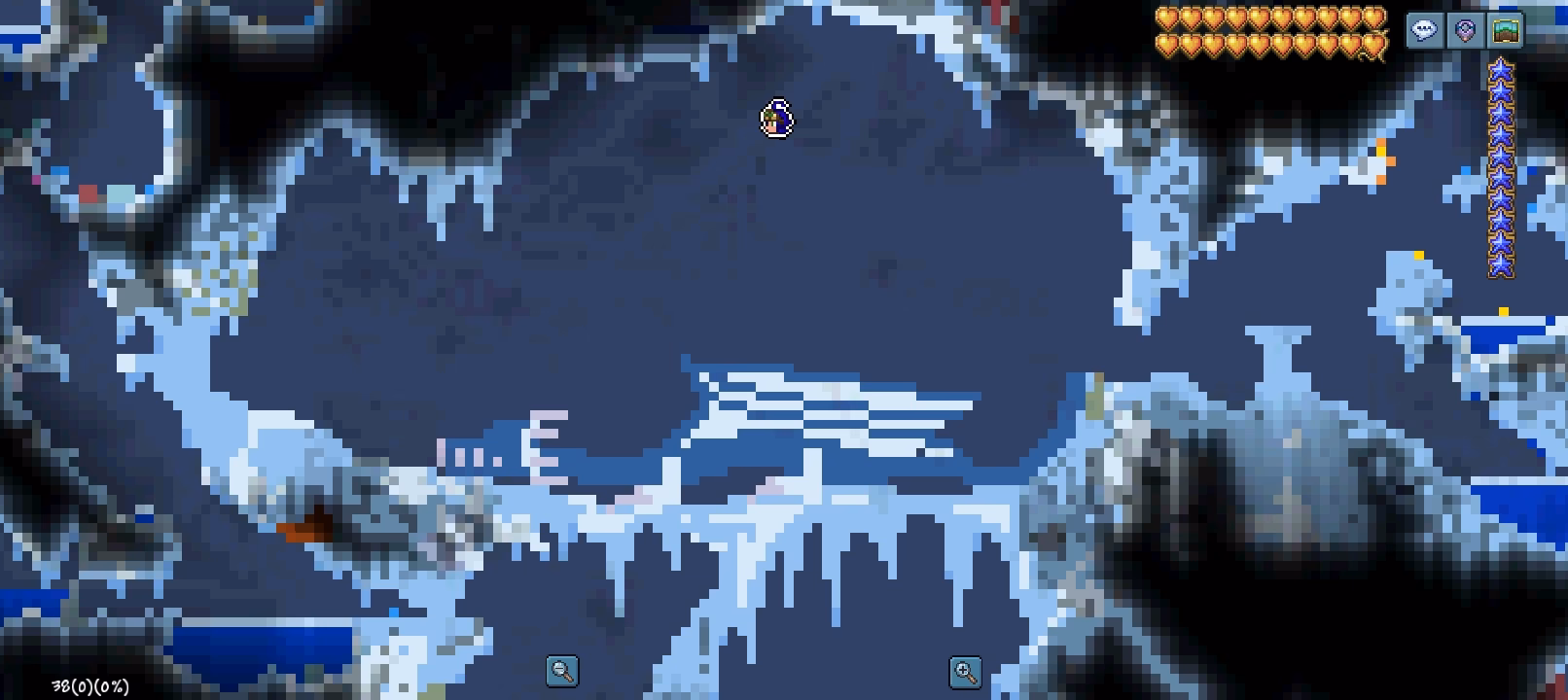 What is the underground snow biome?