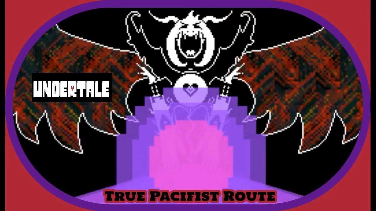 What is a true pacifist route in Undertale?