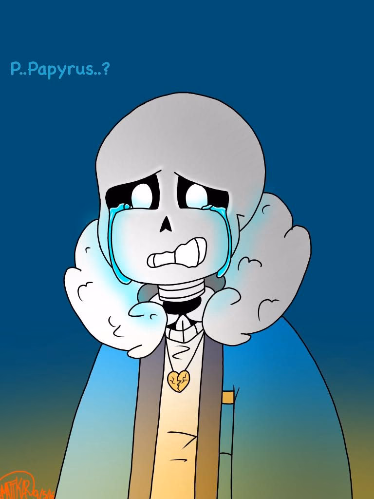 Does Sans like the new fallen human?