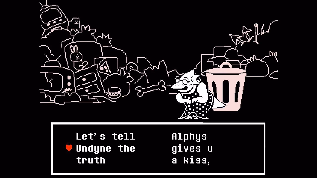 Did you hang out with Undyne?