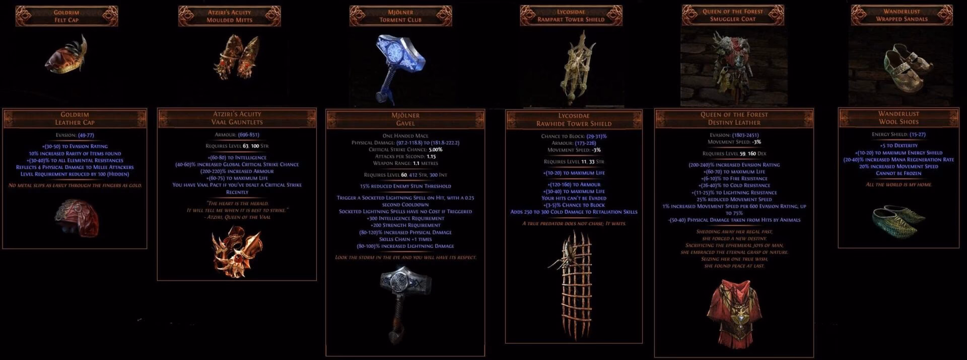 What is a unique item in Poe 2?