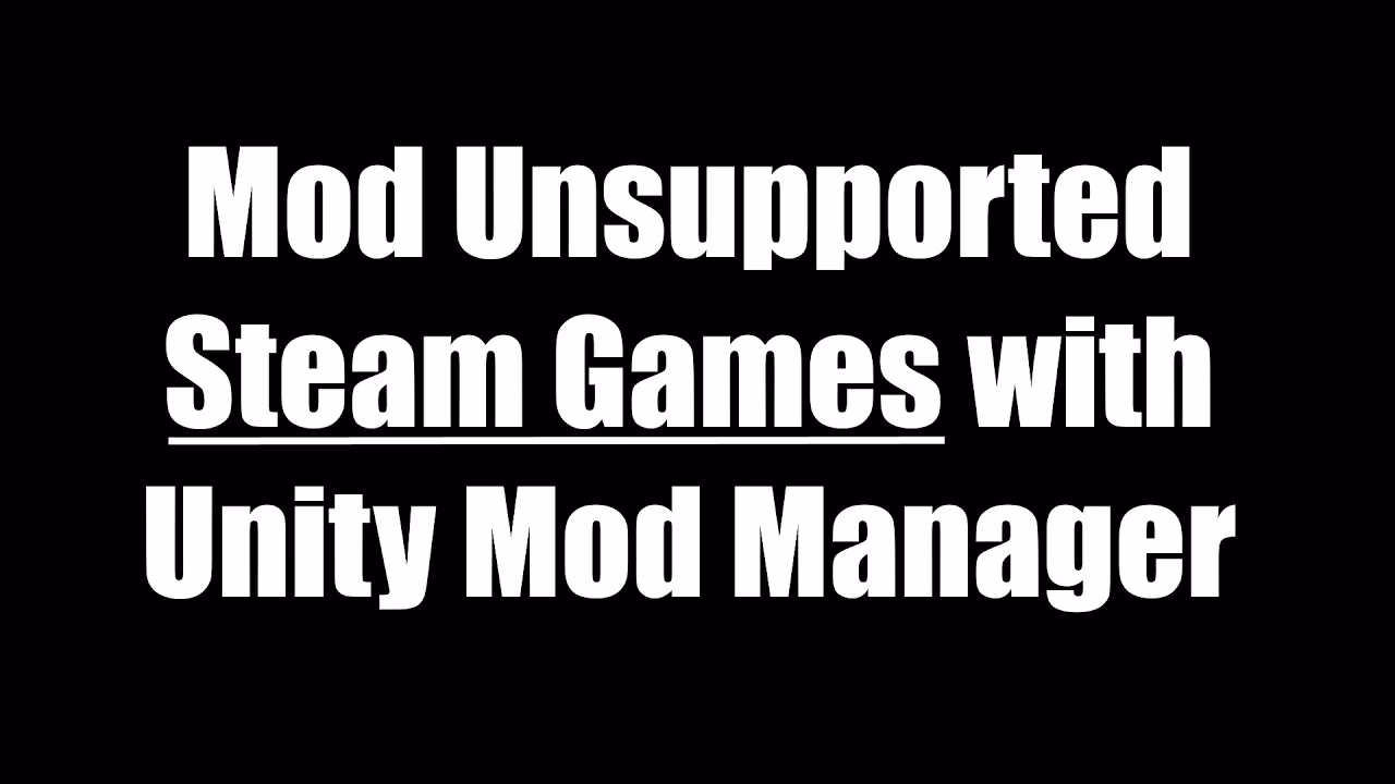 How do I install unity mod manager?