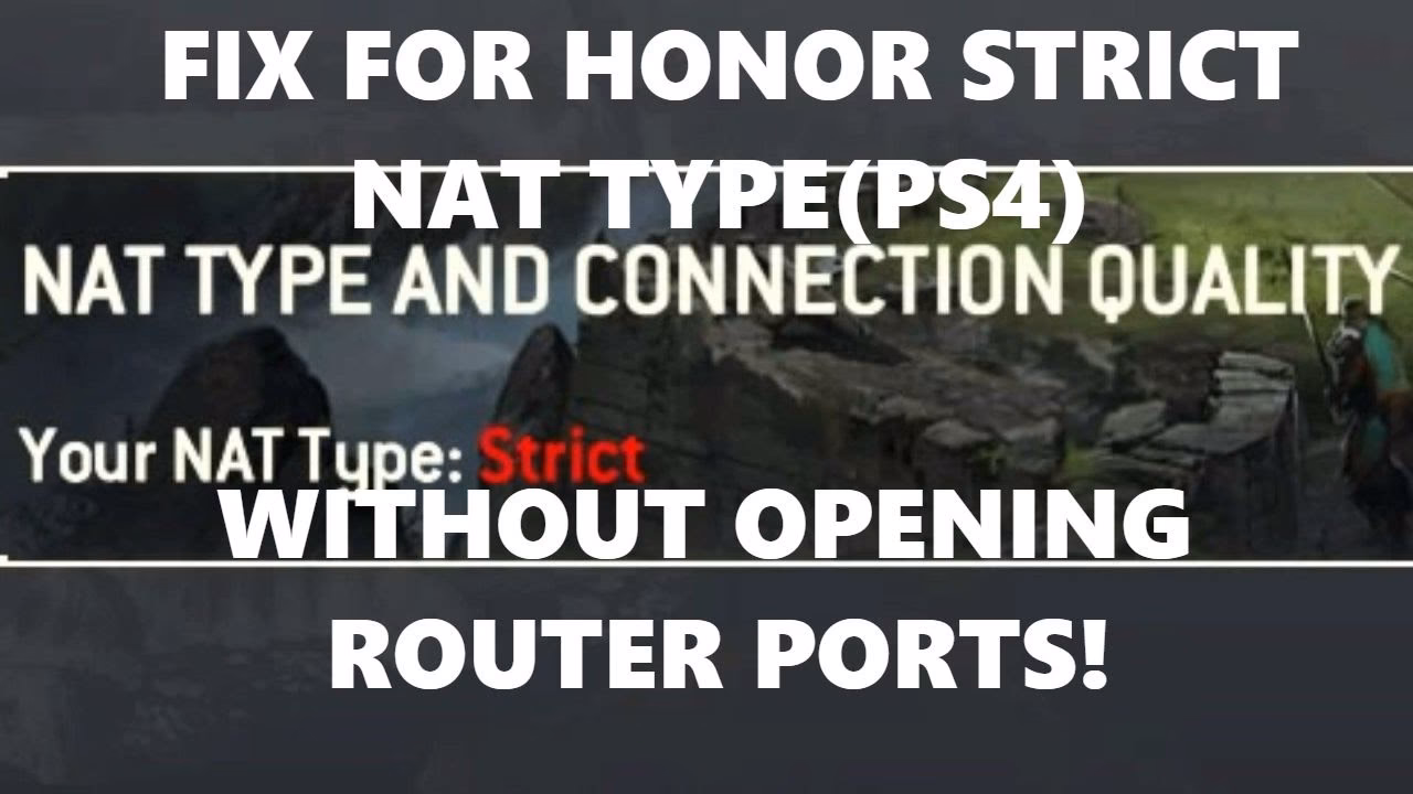 Why am I seeing Nat type strict messages in for honor?