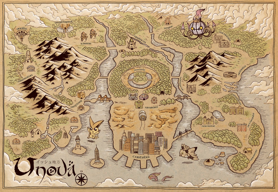Would you recommend the Unova world map?