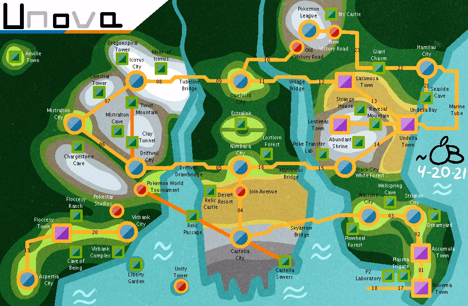 Where is Unova based?
