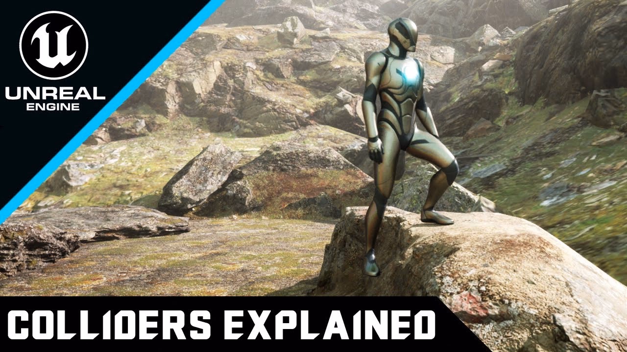 How do collision and collision responses work in Unreal Engine 4?