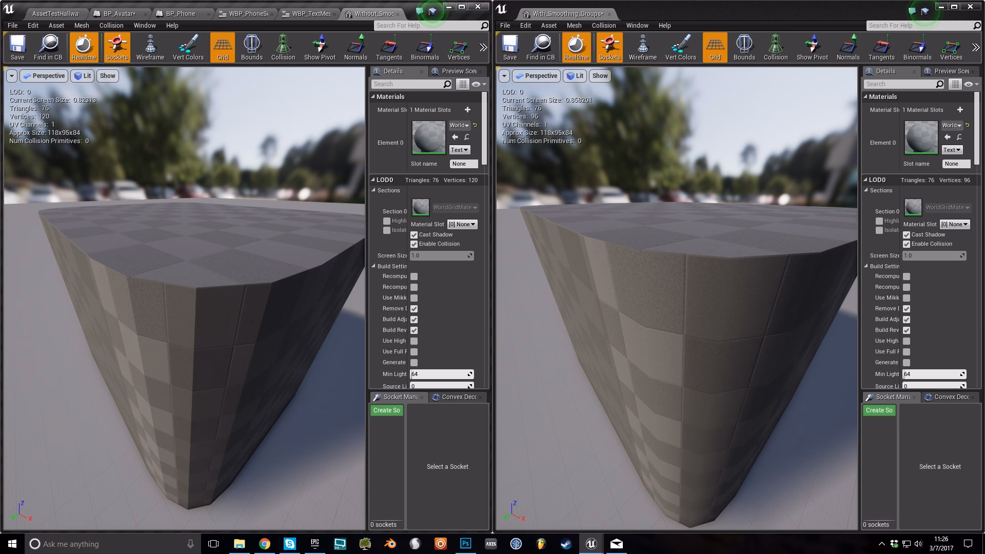 Does FBX exporter support smoothing groups?
