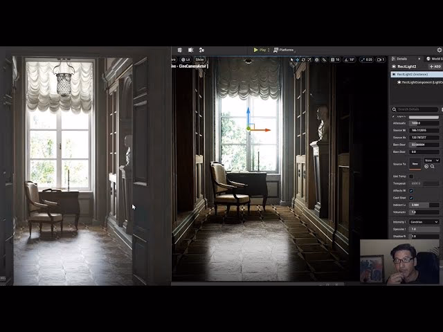 How can I import a V-Ray scene into Unreal Engine?