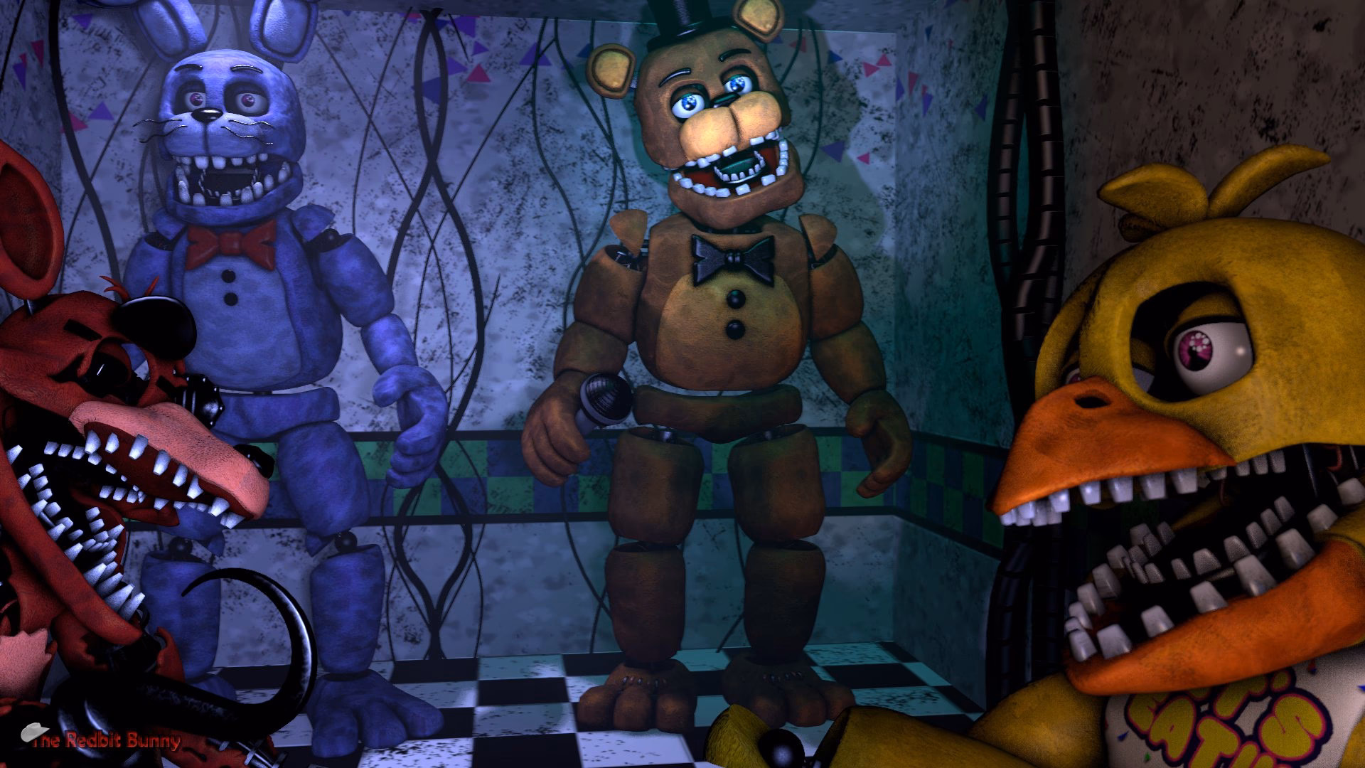 Are there any animatronics that looked like the withereds?
