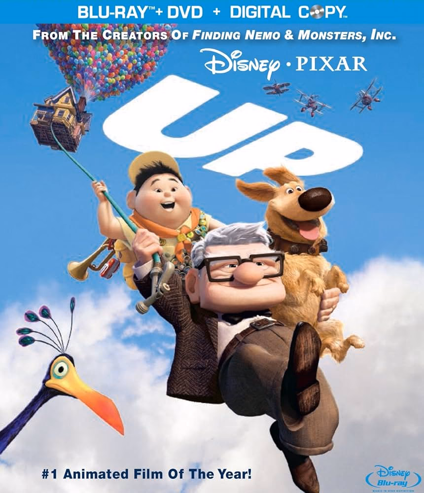 What is 'up' & 'Adventure is out there' based on?