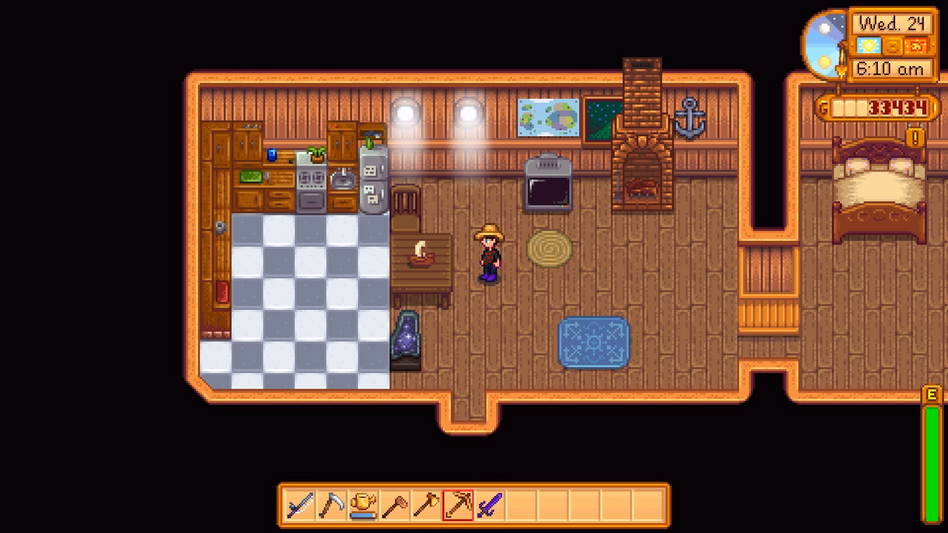 How do I expand my home in Stardew Valley?