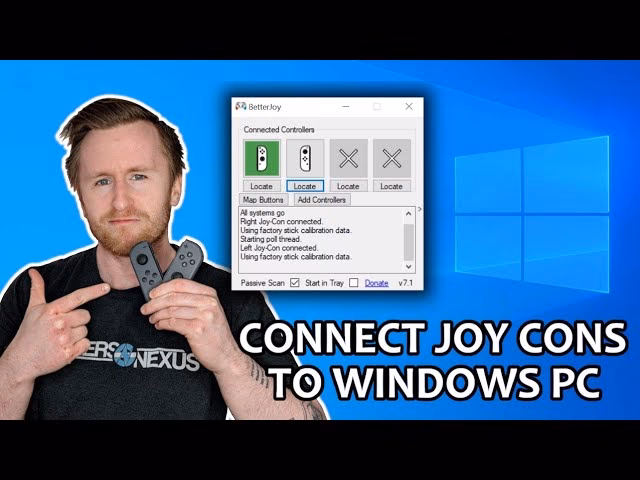 How do I connect my Joy-Cons to my PC?