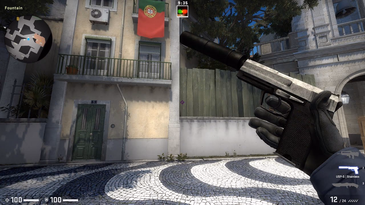 Is the USP-s Stainless a mil-spec grade weapon skin?