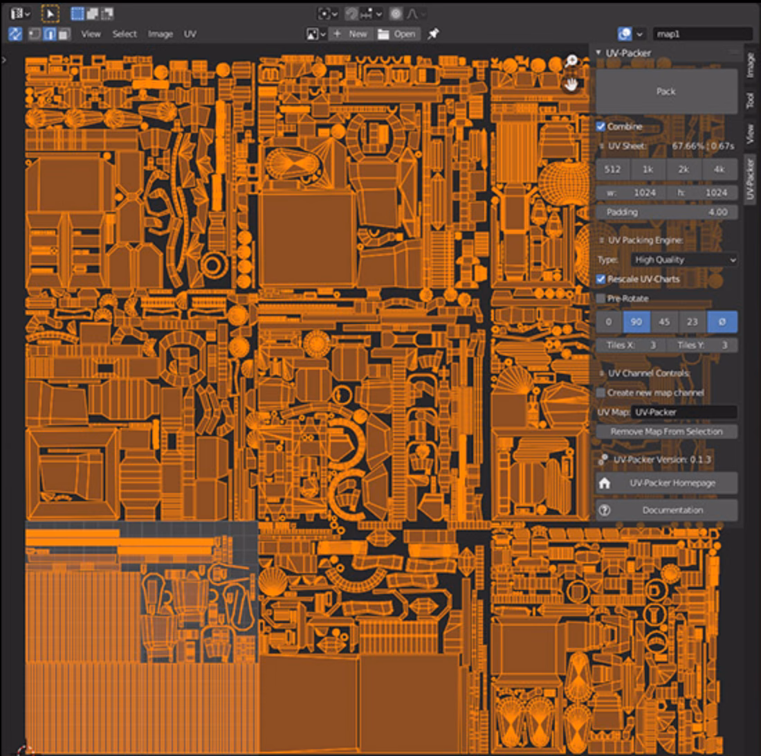 How do I install UV-Packer for Blender?