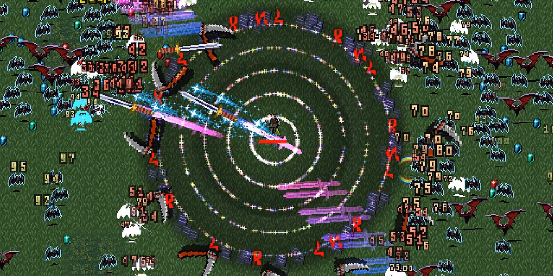 Can you build weapons in vampire survivors?