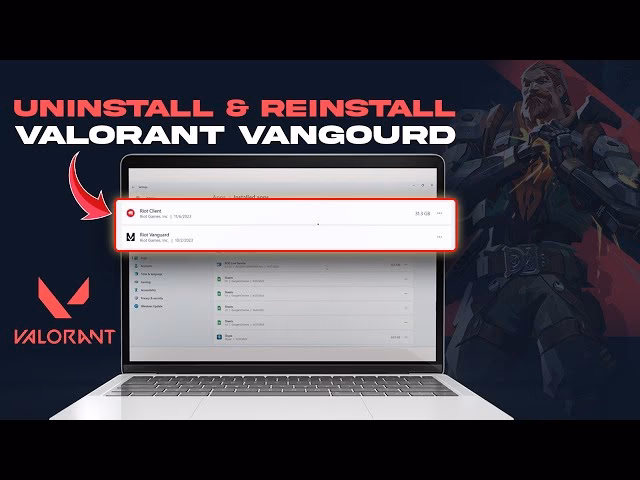 How do I reinstall Riot Vanguard for VALORANT?