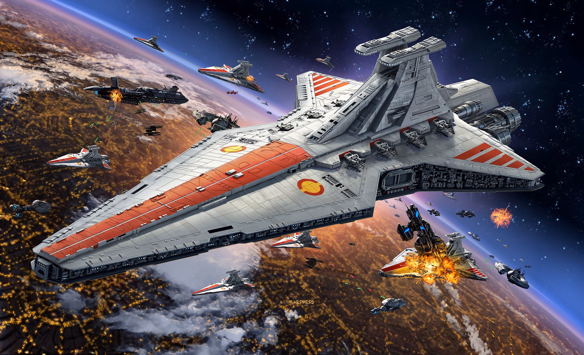 How many Star Wars Venator wallpapers are there?