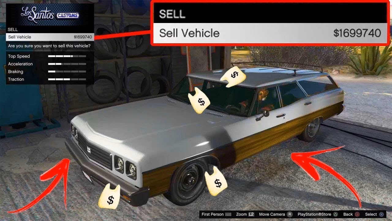 ¿Cómo puedes ganar dinero vendiendo coches normales en GTA V Online?
