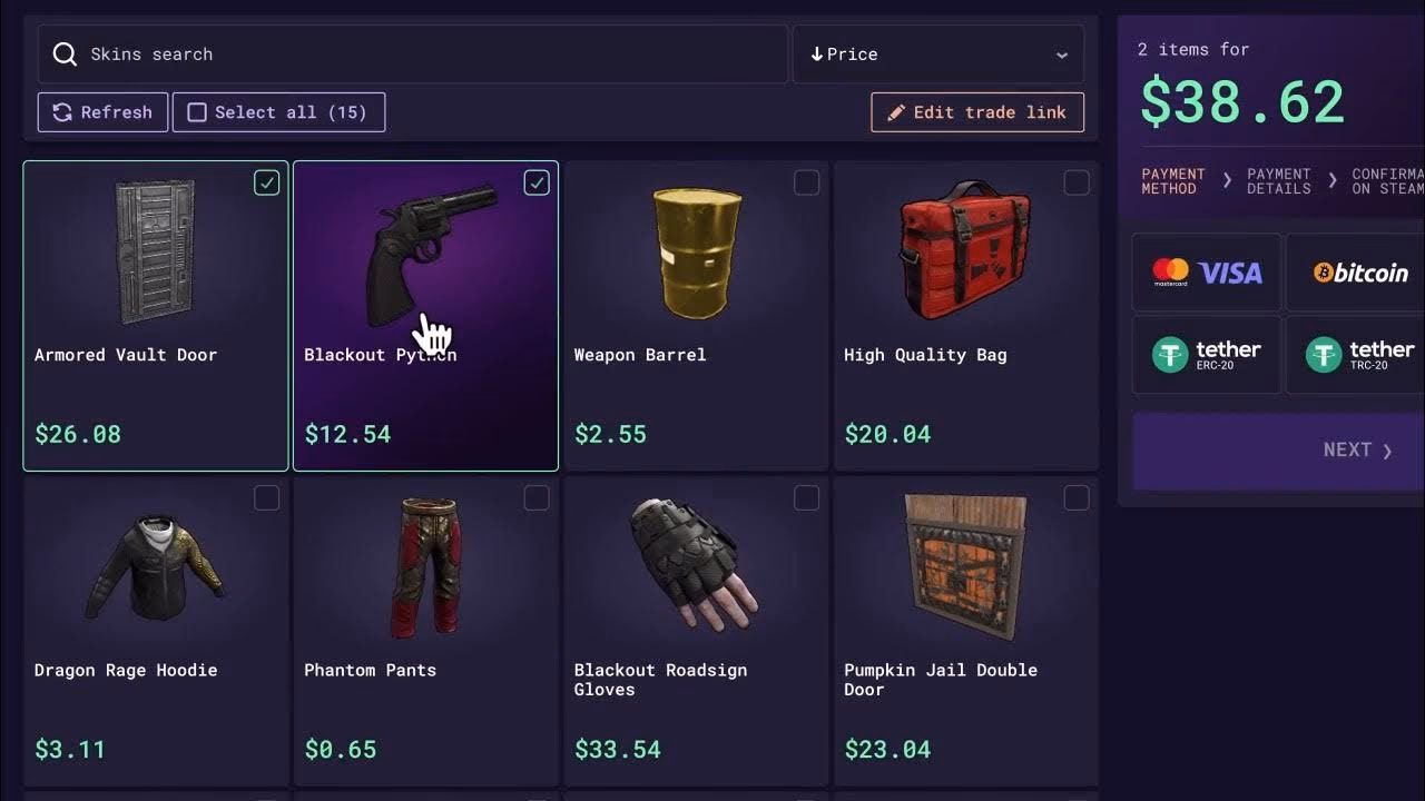 ¿Cómo ganar dinero con las skins de Rust?