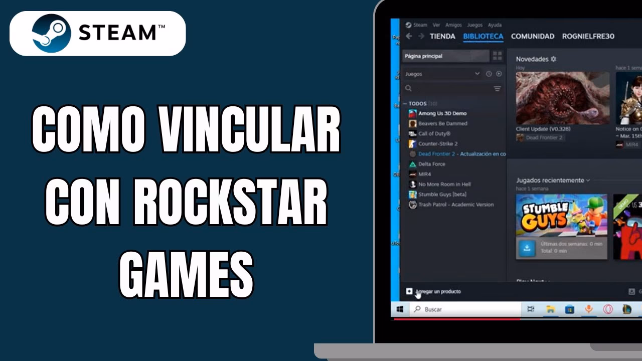 ¿Cómo puedo tener el juego de Rockstar en Steam?
