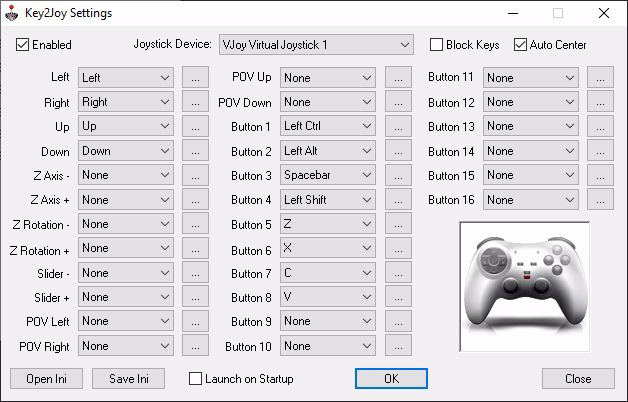 What is a virtual joystick driver?
