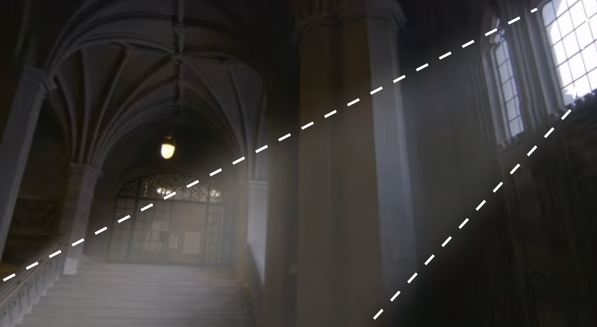 What is an example of volumetric lighting?