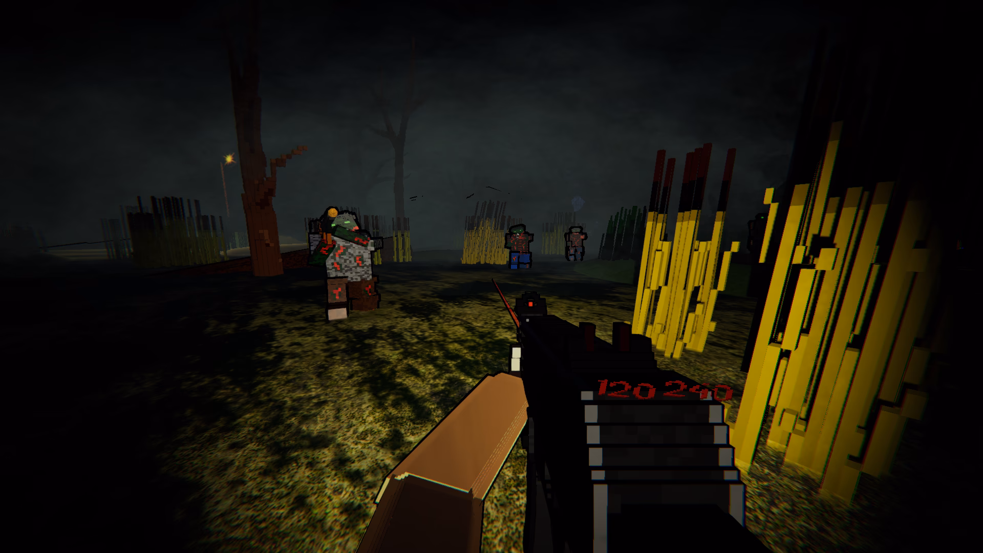 What is voxel shooter voxiom?
