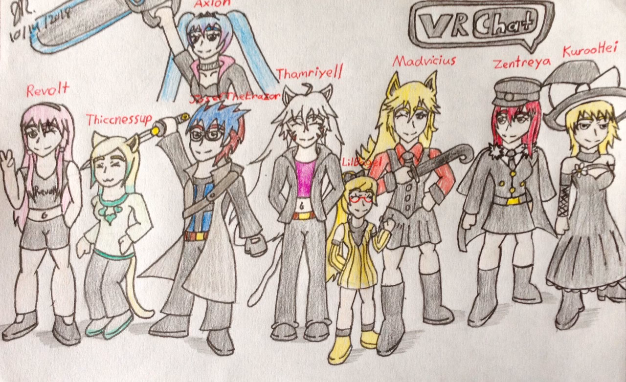 Where can I find VRChat artwork?