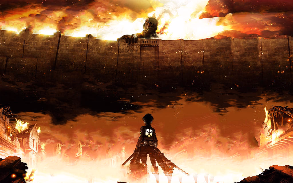 How many images are in attack on Titan HD wallpaper collection?