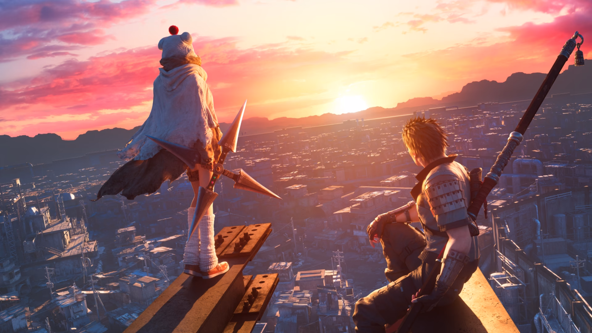 How many images of Final Fantasy 7 remake wallpaper are there?