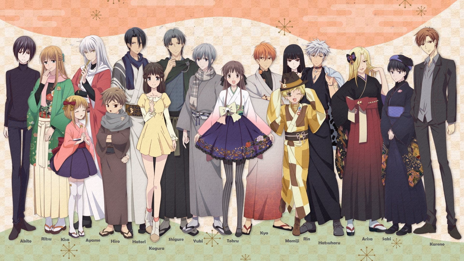 How many Fruits Basket desktop wallpapers are there?