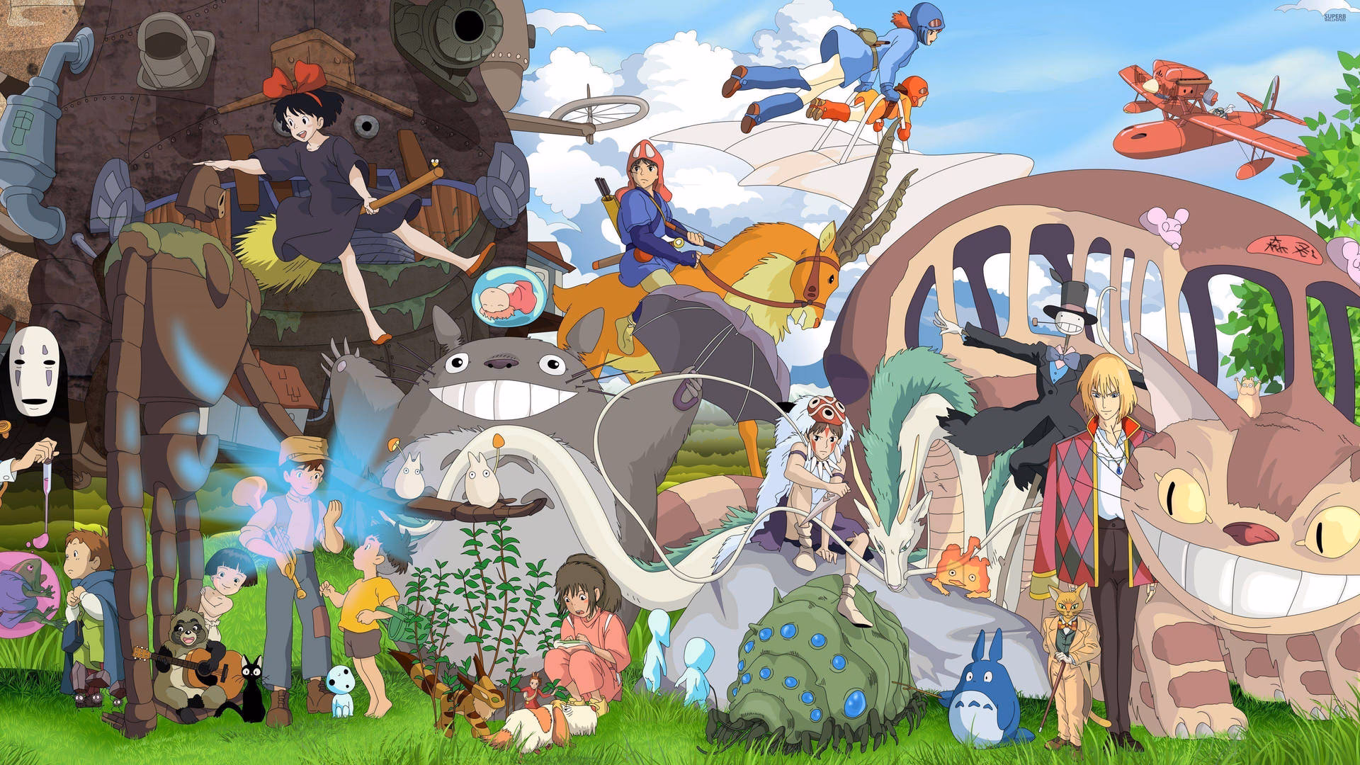What does a Ghibli background artist do?