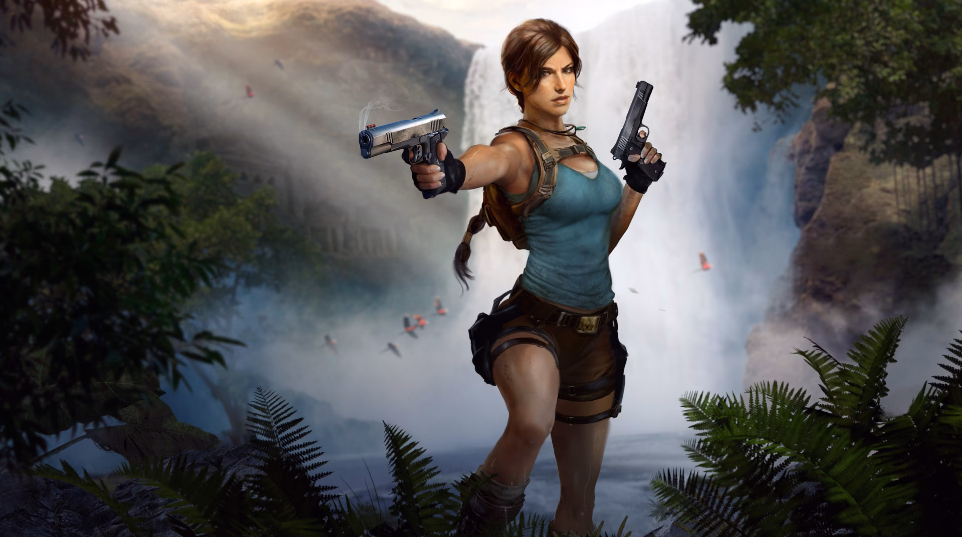 What resolution is Lara Croft?