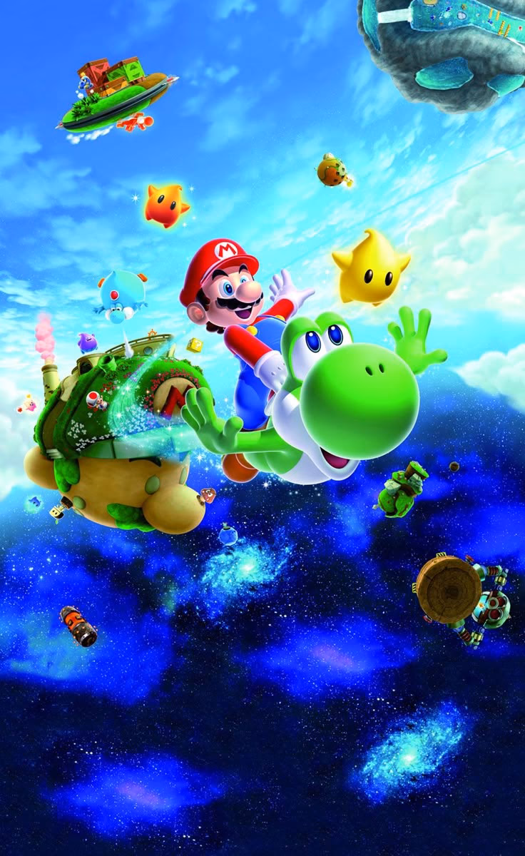 Does Super Mario Galaxy have Wallpapers?