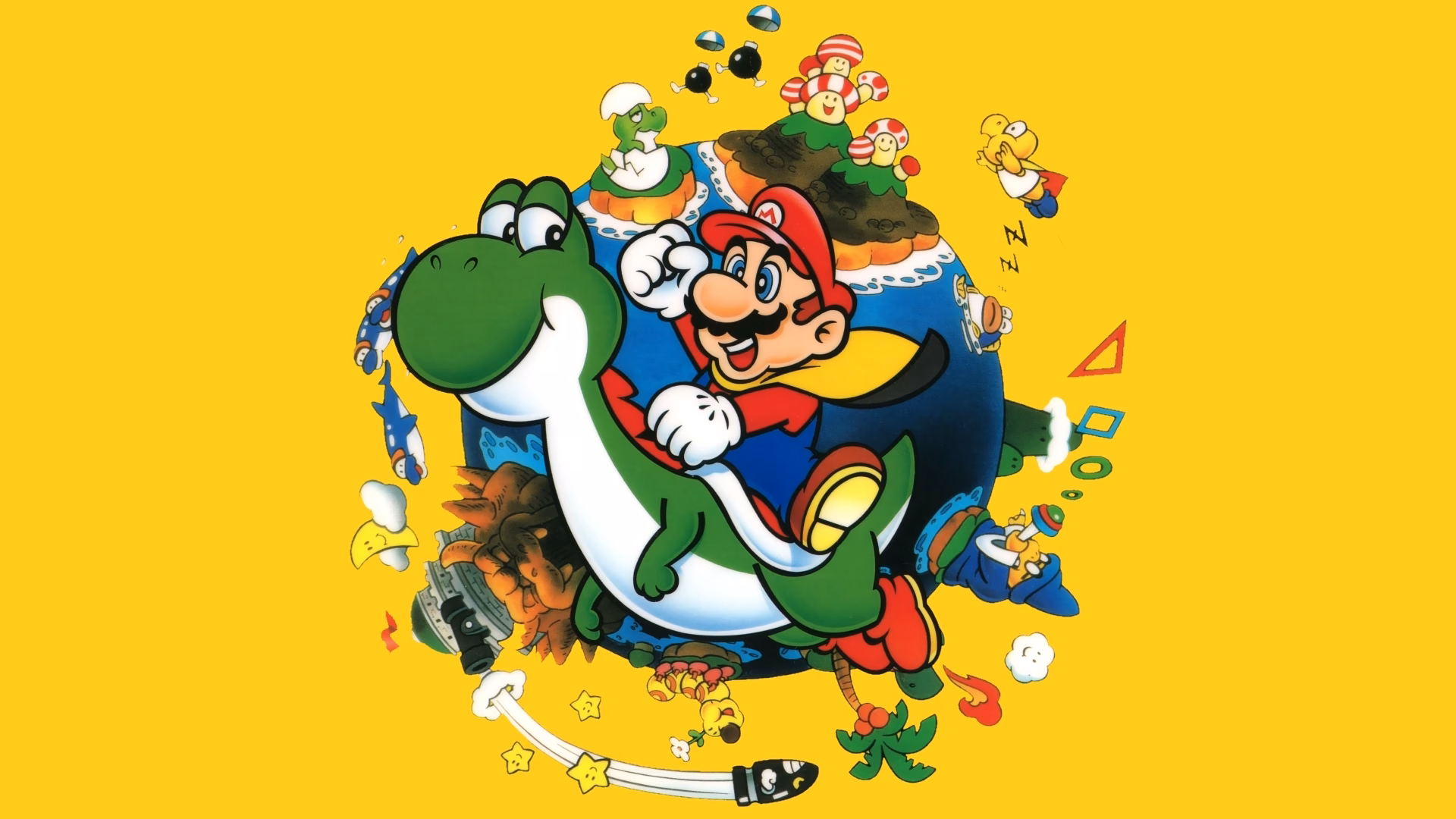Does Super Mario World have HD wallpapers?