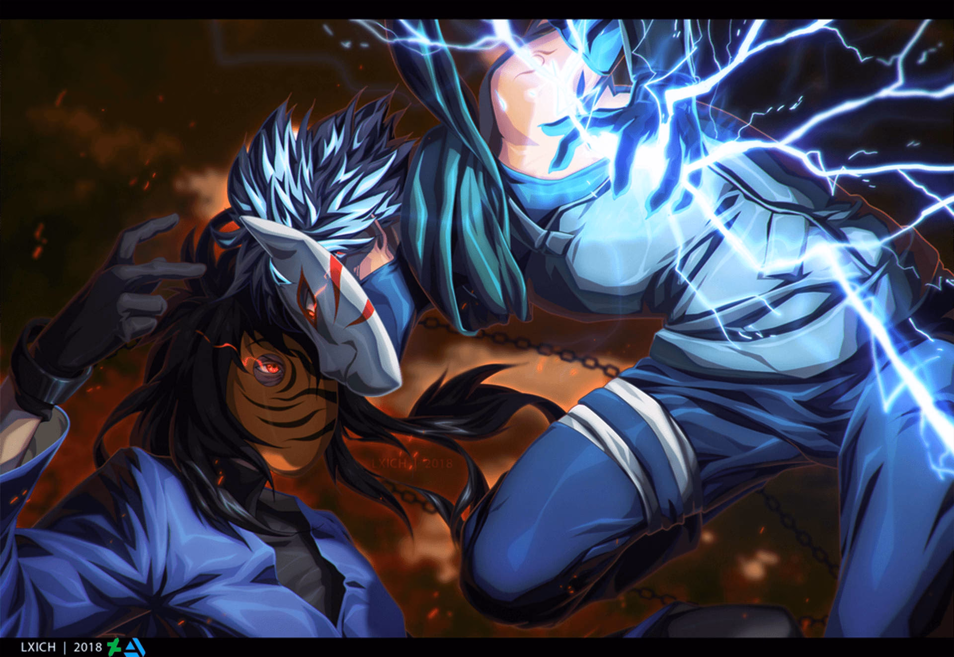 How many Kakashi vs Obito wallpapers are there?
