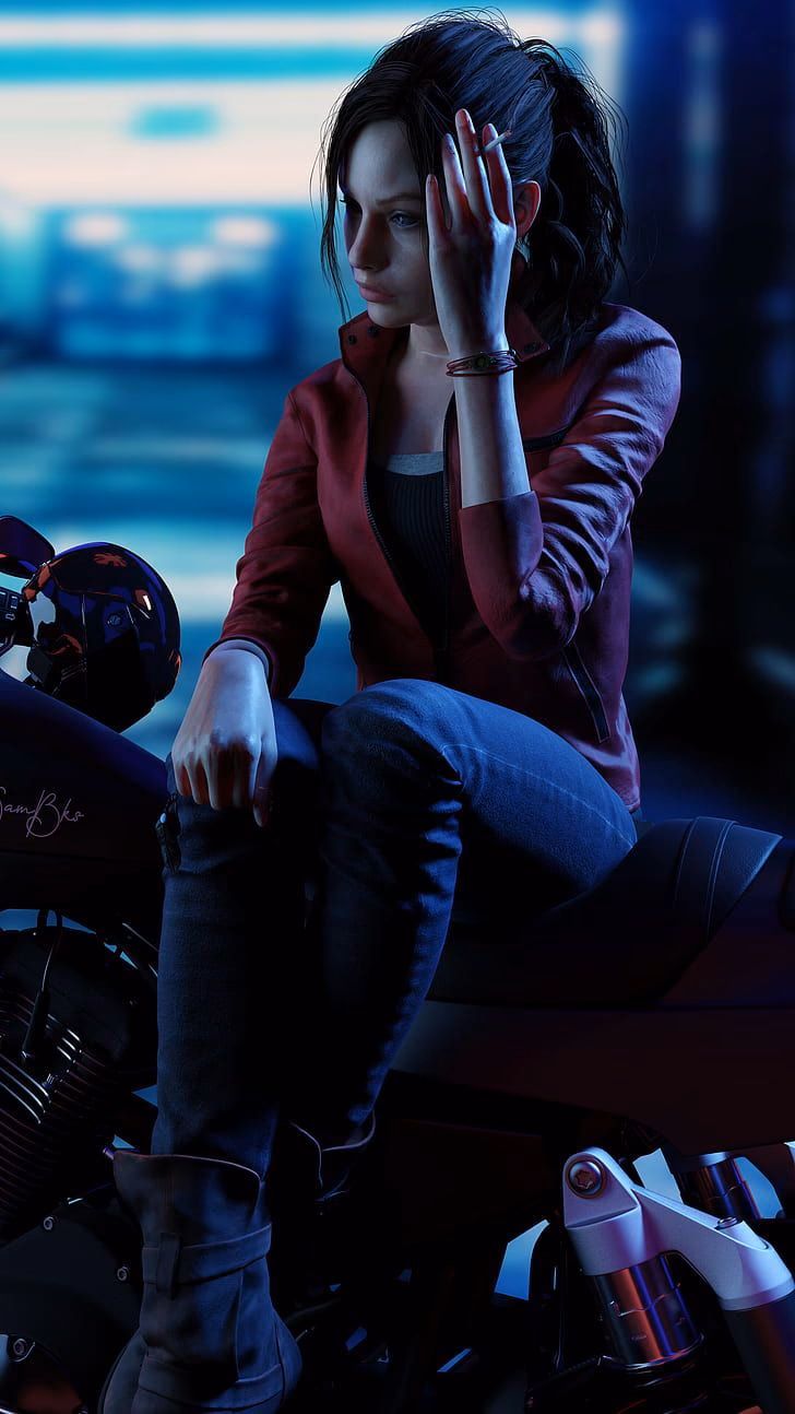 How to make Resident Evil Claire Redfield wallpaper?