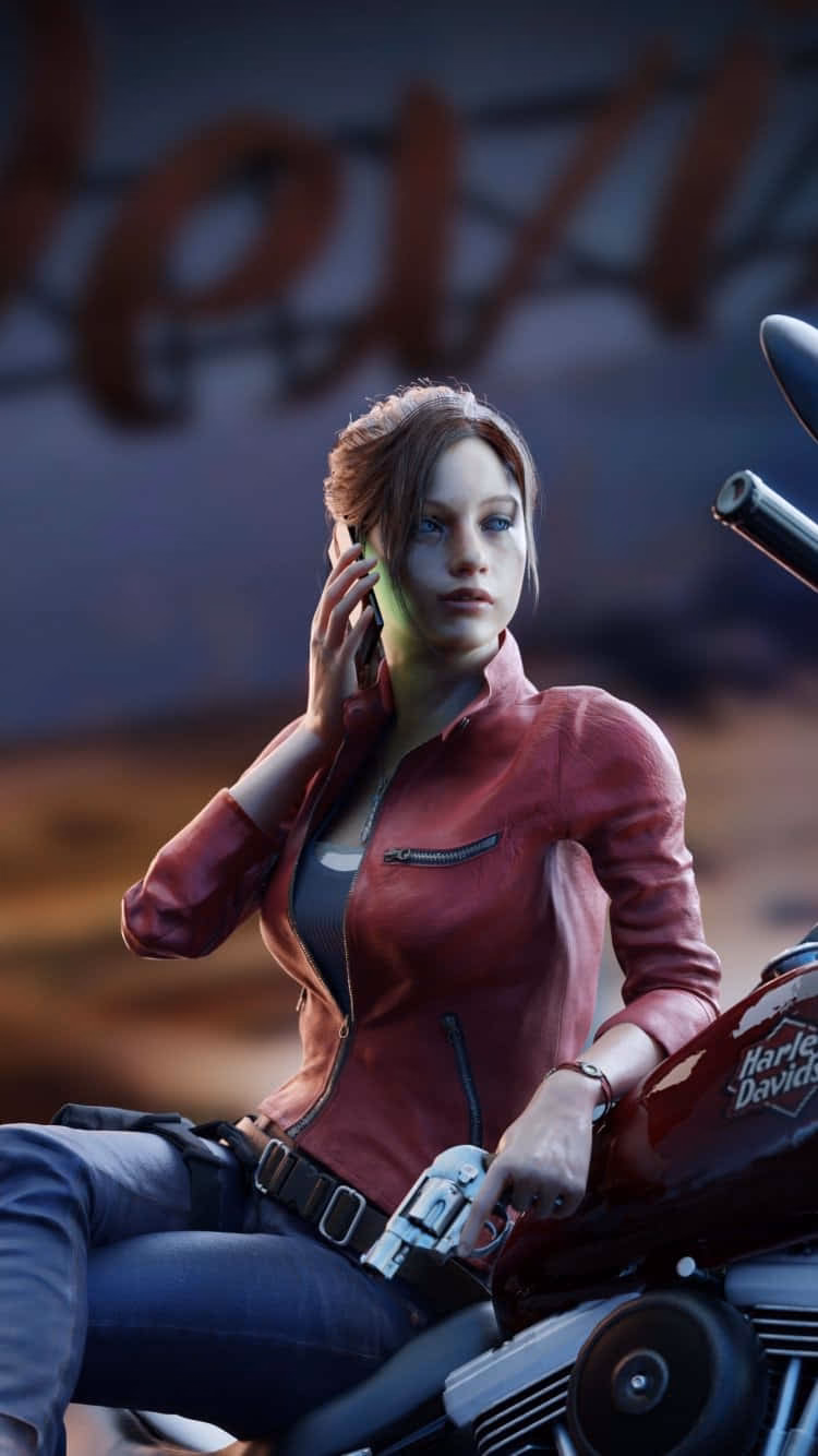 How to make Resident Evil Claire Redfield wallpaper?