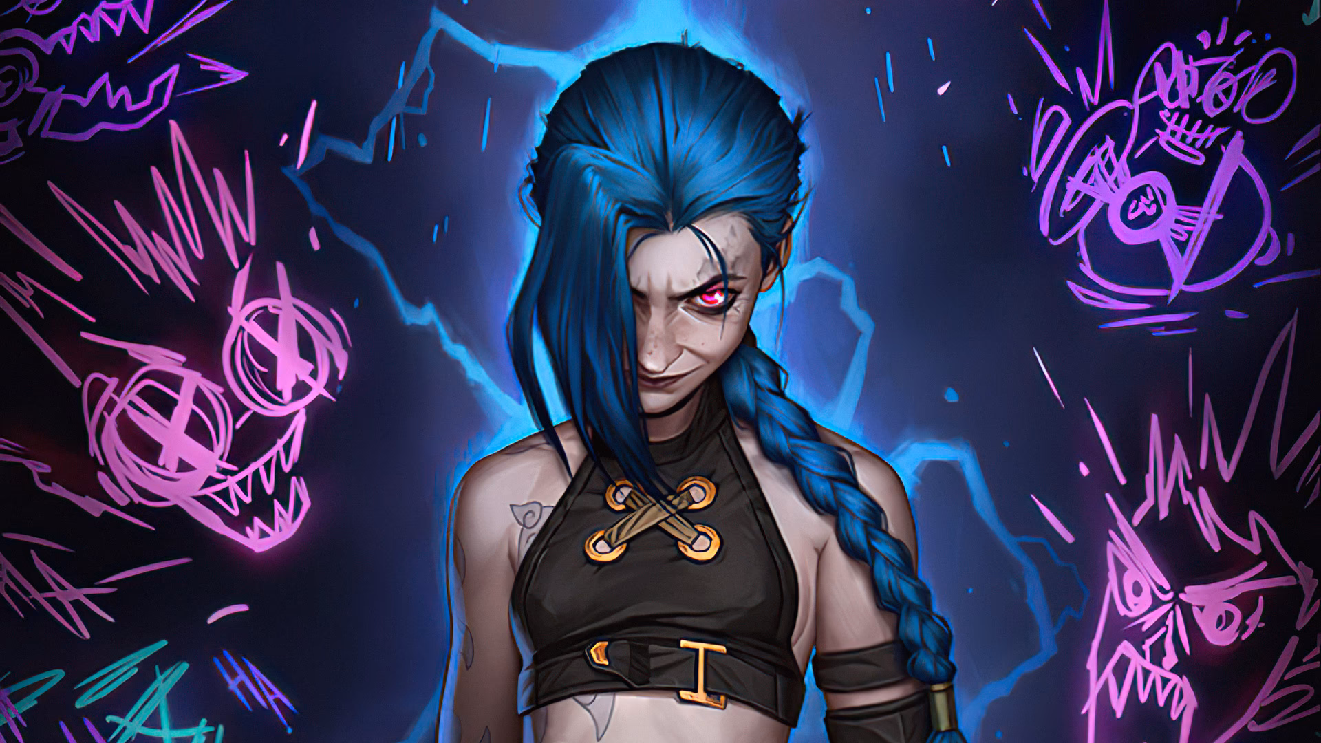 What are Jinx desktop wallpapers?