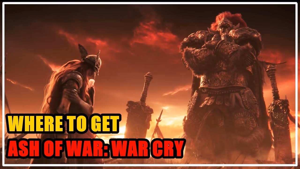 What skill is war cry in Elden Ring?