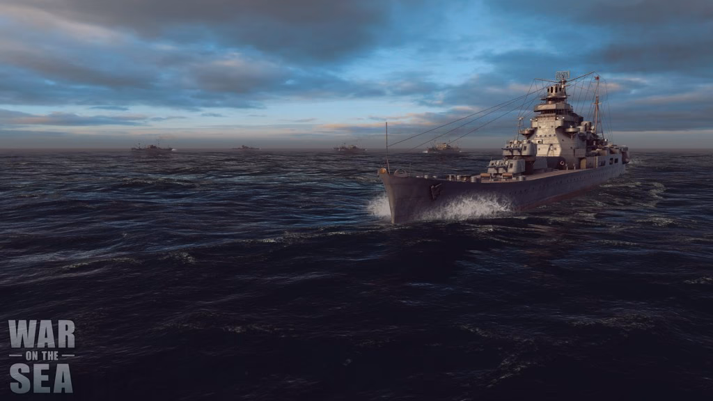 Is war on the sea a Realistic naval combat game?