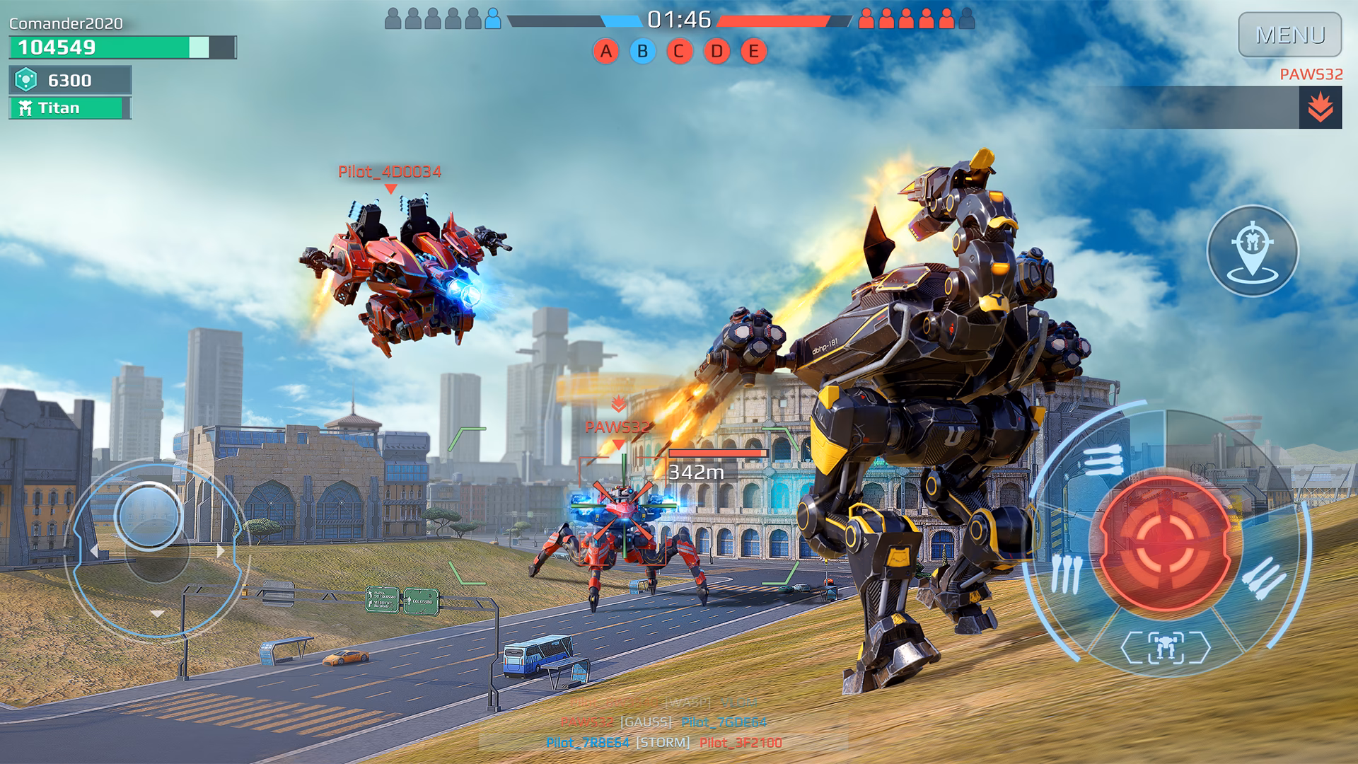 Is War Robots frontiers multiplayer?