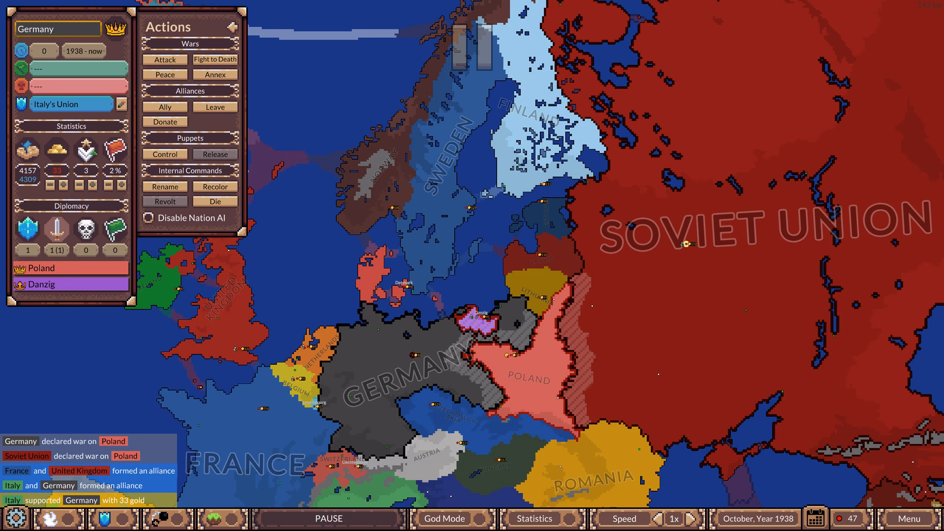 What is HTML5 war simulator?