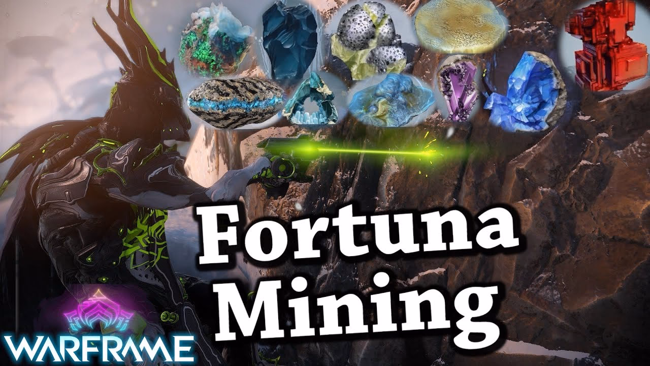 How do I mine Ostron gems & ores in Warframe?