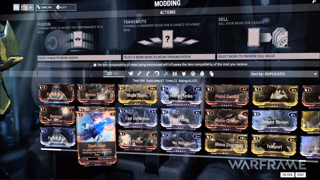 What's new In Warframe mod text descriptions?