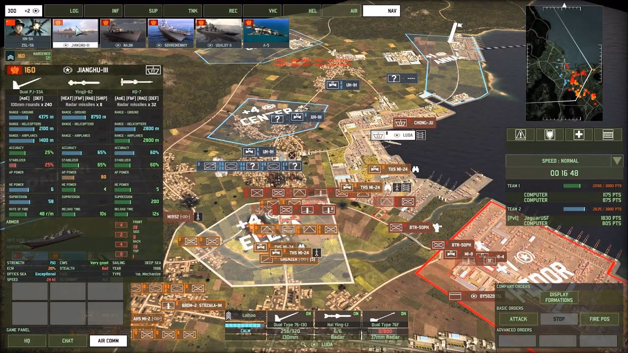 How many units are in Wargame Red Dragon?