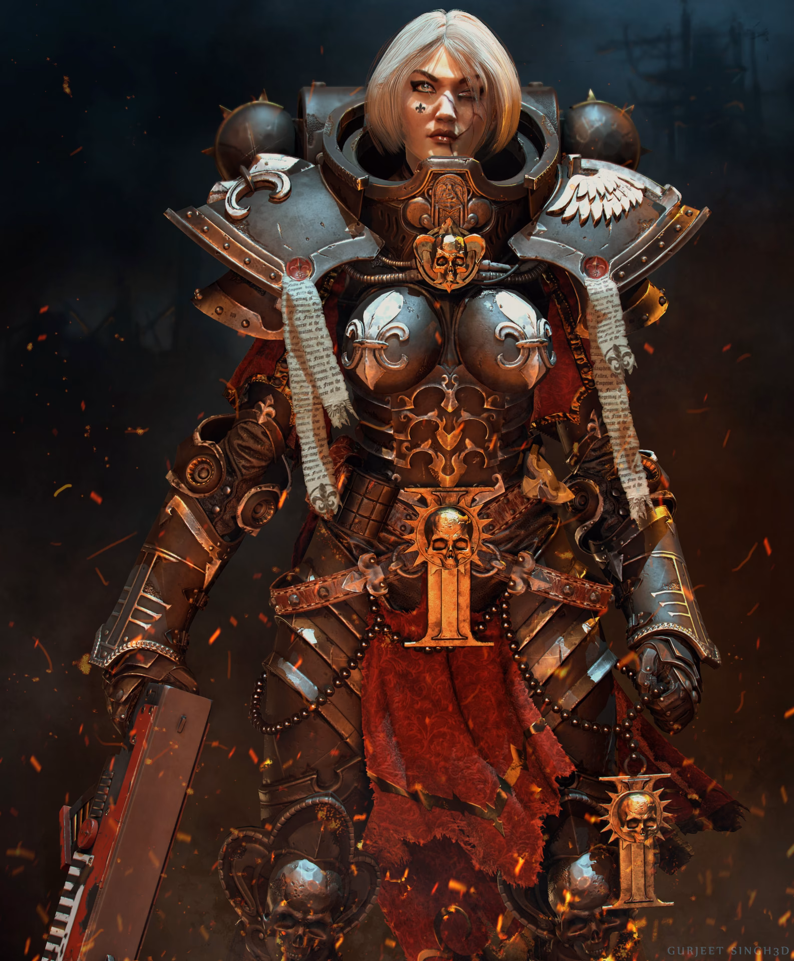 What can I do with Warhammer 40k art prints?